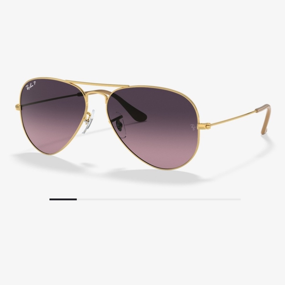 PURPLE AVIATOR RAY-BANS